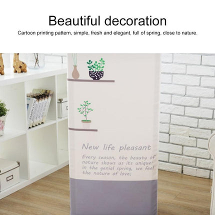 Vertical Cabinet Air Conditioning Dust Cover - All-Inclusive Fabric - Dark Grid Bear - 170X50X30Cm-1964932235597582339