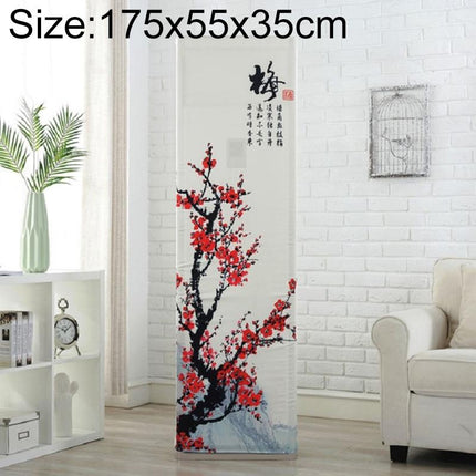 Red Plum All-Inclusive Fabric Dust Cover For Vertical Cabinet Ac - 175X55X35Cm-1915198372717924359