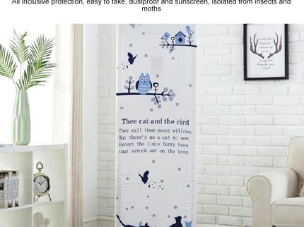 180X55X35Cm All-Inclusive Vertical Cabinet Air Conditioning Dust Cover - Red Plum Fabric-1915197864720601093