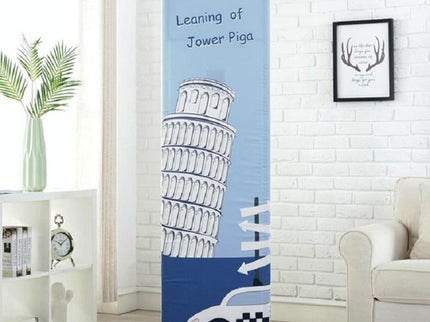 Vertical Cabinet Air Conditioning Cover - All-Inclusive Fabric - 170X50X30Cm - Tall Building-1915197703319588871