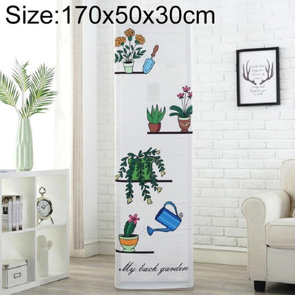 Green Plant Fabric Dust Cover For Vertical Cabinet Ac - 170X50X30Cm All-Inclusive-1964932256049008647