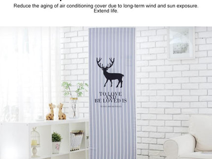 180X55X35Cm Fish Bone Fabric Dust Cover For Vertical Cabinet Air Conditioners-1915197728657379330
