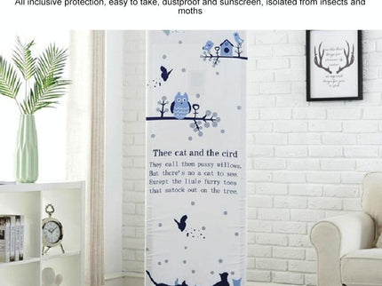 175X55X35Cm Lucky Cat Fabric Dust Cover For Vertical Cabinet Air Conditioners-1915197564169359365