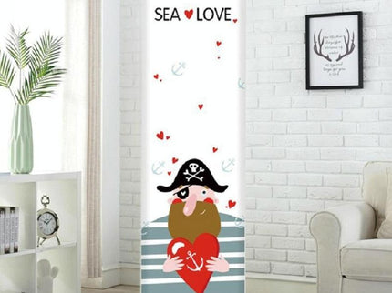 Vertical Cabinet Air Conditioning Dust Cover - All-Inclusive Pirate Design 170X50X30Cm-1915197498528501767