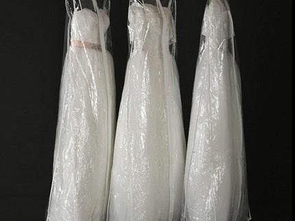 Wedding Dress Storage Bag - Transparent Coat Protective Dust Cover-1915197384246300675