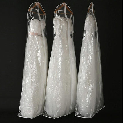 Wedding Dress Storage Bag - Transparent Coat Protective Dust Cover-1915197384246300675