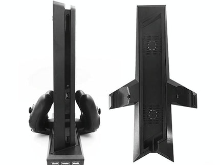 Ps4 Dual Handle Charging Base With Console Radiator - Black-1915197140938919942