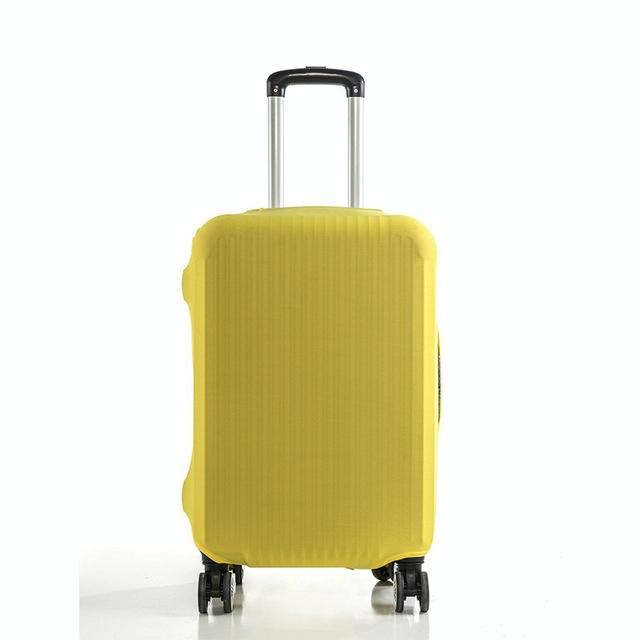 Yellow Elastic Luggage Dust Cover - Size L-1915196537718312961
