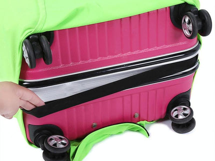 Yellow Elastic Luggage Dust Cover - Size L-1915196537718312962