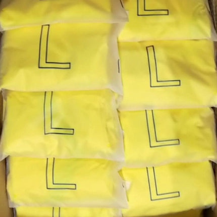 Yellow Elastic Luggage Dust Cover - Size L-1915196537718312965