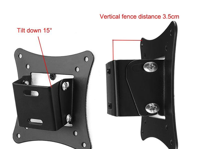 Universal Tv Monitor Stand - 5 Pcs Vertical Display Hanger - Simple & Compact - Black-1915196939503276034