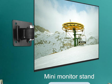 Universal Tv Monitor Stand - 5 Pcs Vertical Display Hanger - Simple & Compact - Black-1915196939503276036