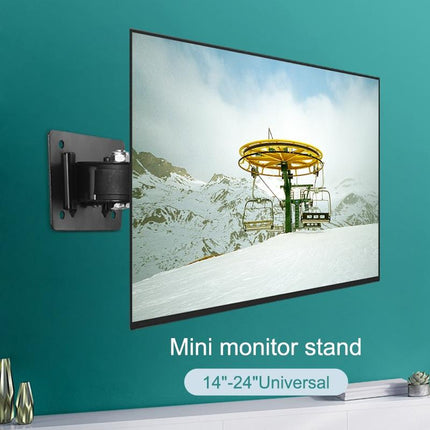 Universal Tv Monitor Stand - 5 Pcs Vertical Display Hanger - Simple & Compact - Black-1964932210997989380