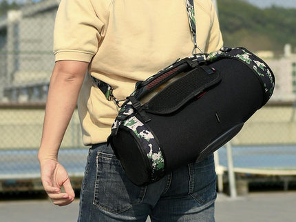 Jbl Boombox Bluetooth Speaker Storage Bag With Single-Shoulder Strap And Phone Pocket - Camouflage-1915196826592612357