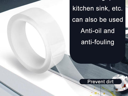 15M Long Window Frame Gap Tape - 5Cm Wide Plastic Steel-1915197955984461828
