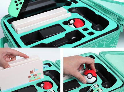 Horizontal Forest Friends Switch Game Storage Bag-1915198128169029636