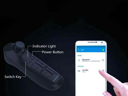Android Mobile Phone Vr Glasses With Bluetooth Remote Control-1915196896608129031