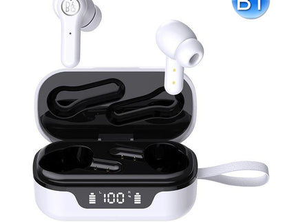 Anc Business Sports Tws Bluetooth Earphones With Charging Box - White-1915196691116593152