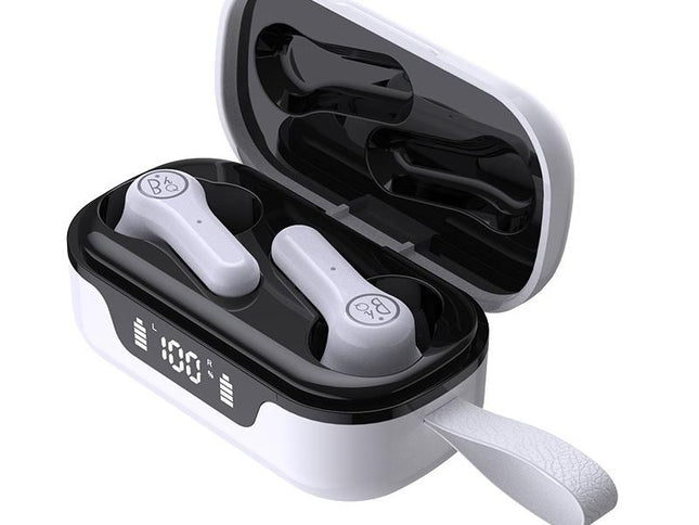 Anc Business Sports Tws Bluetooth Earphones With Charging Box - White-1915196691116593153