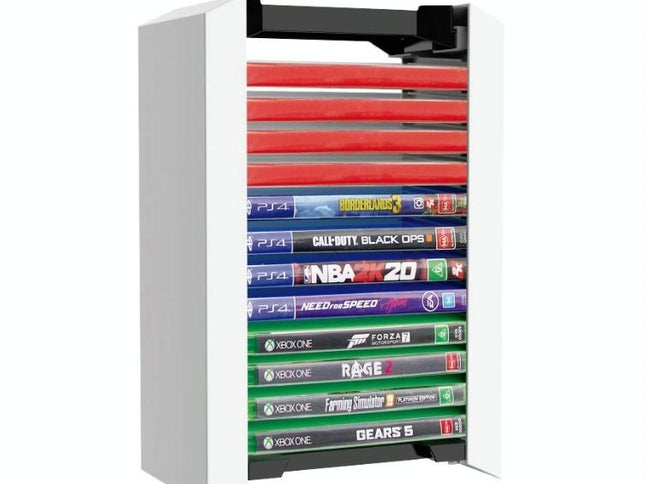 12-Cd Double-Layer Storage Rack For Ps5 Console Games-1915197195783639042