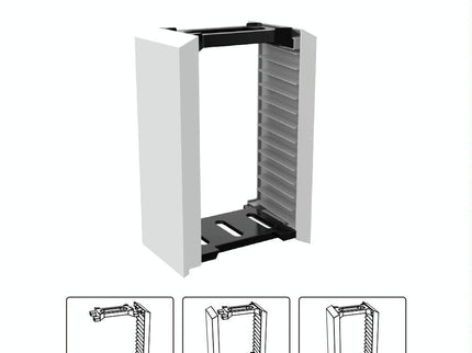 12-Cd Double-Layer Storage Rack For Ps5 Console Games-1915197195783639043