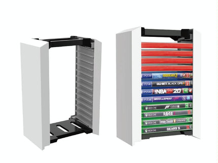 12-Cd Double-Layer Storage Rack For Ps5 Console Games-1915197195783639045