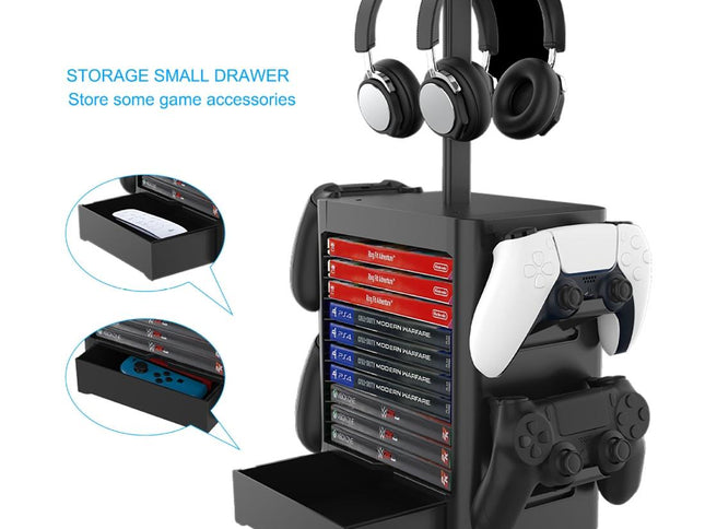 Ps5 / Xsx Game Disc & Headphone Storage Rack-1915197480337805313
