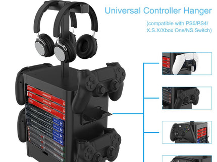 Ps5 / Xsx Game Disc & Headphone Storage Rack-1915197480337805315
