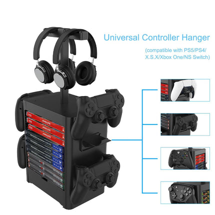 Ps5 / Xsx Game Disc & Headphone Storage Rack-1964932257248579587