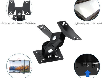 Universal 14-24 Tv Wall Mount Bracket - 180 Degree Rotation-1915197670230724611