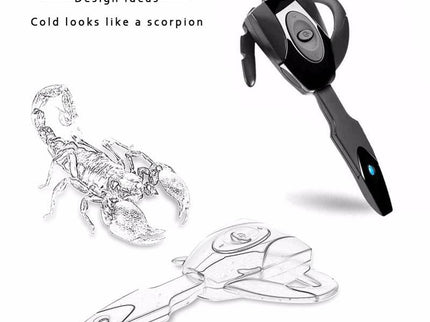 Scorpion Bluetooth Earphone - Unilateral Hanging Black Hole 5.0-1915197935843414020