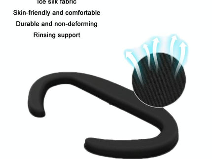 Blackout Sweat Face Cover With Magnetic Closure - Pico 4 Sponge Leather-1915197389631787017