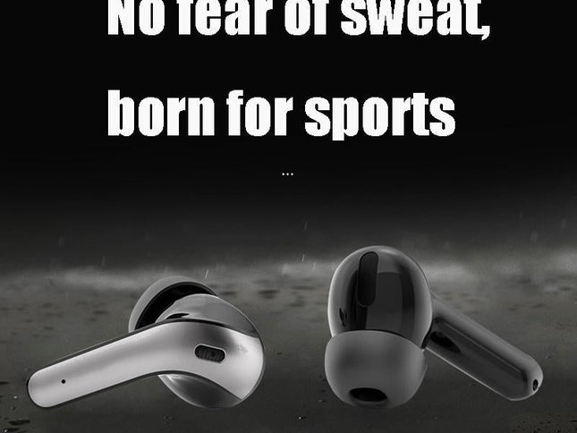 Black Wireless Bluetooth Earphone With Touch Display-1915196860214153218