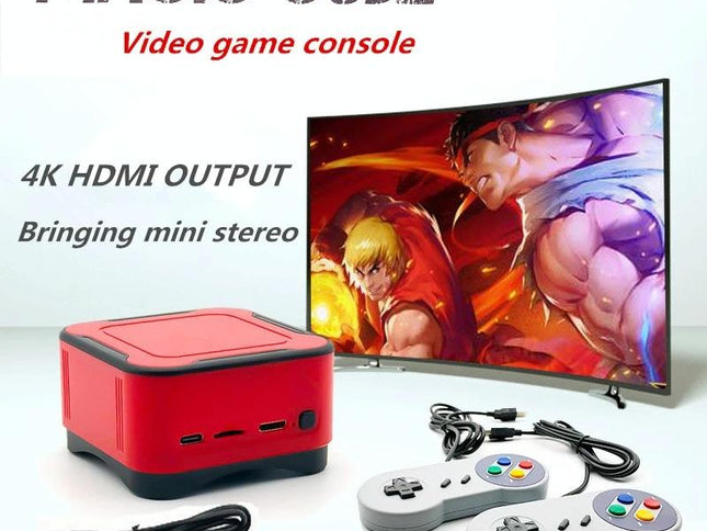 Mini Cube Arcade Console With 16G Tf Card And Gray Controllers-1915198278522245121