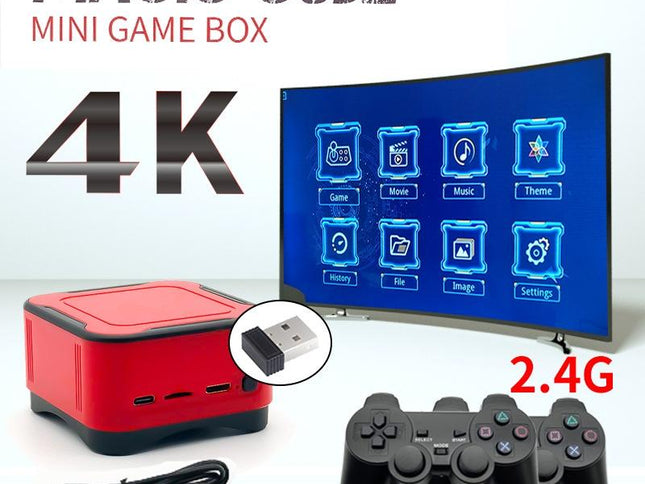 Mini Cube Arcade Console With 2.4G Controllers - 64G Tf Card Support-1915197261776818177