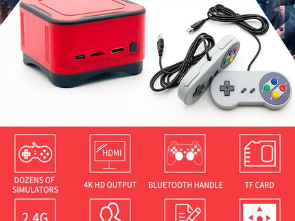 Mini Cube Arcade Console With 2.4G Controllers - 64G Tf Card Support-1915197261776818181