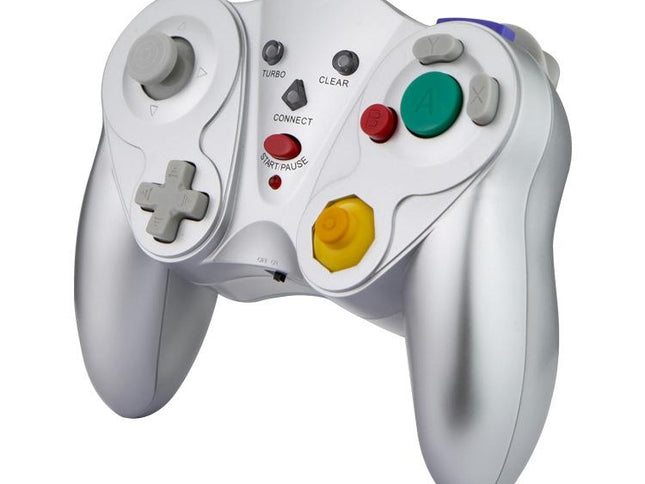 Silver Wireless Gamepad For Nintendo Ngc-1915197629915074561