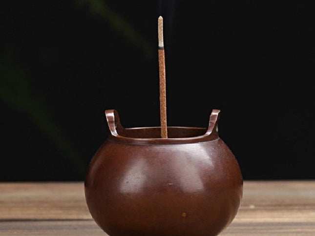 Hand-Played Vatican Incense Burner - Pure Copper Small Antique-1915198147894841345