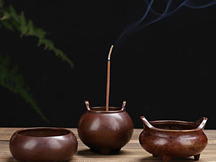 Hand-Played Vatican Incense Burner - Pure Copper Small Antique-1915198147894841349