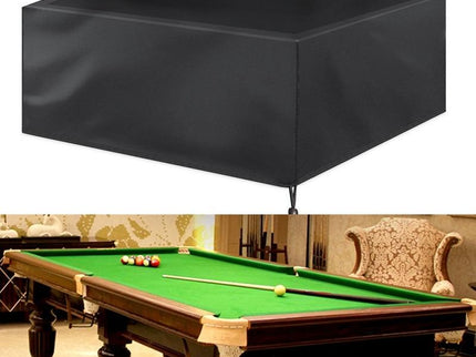 Water-Repellent Billiard Table Cover - 287X155X82Cm - Black-1915196650926772225
