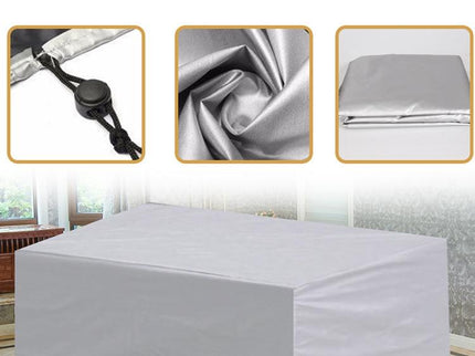 Water-Repellent Billiard Table Cover - 287X155X82Cm - Black-1915196650926772229