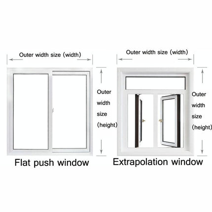 Double-Layer Insulation Film For Indoor Windows - Windproof Soundproof Warm - 1.6X1.6M-1915197663737942017