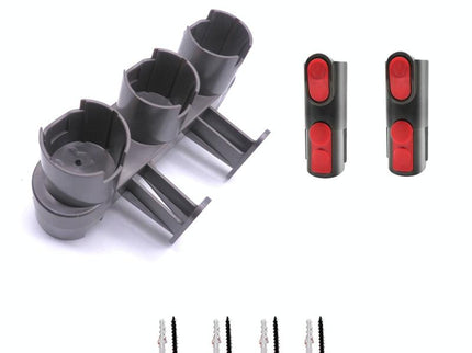 Universal Vacuum Cleaner Rack With 2 Adapters For Dyson V7 V8 V10 - Organize And Store Efficiently-1915197402940313607