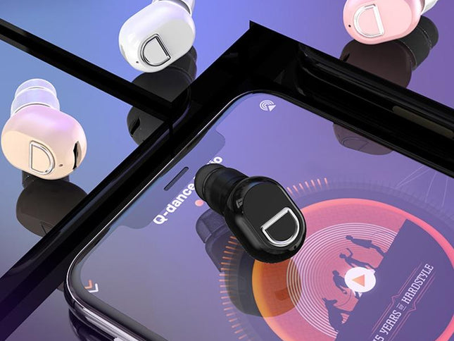 Mini Bluetooth Earphone With Hd Call - Black-1915197628040220673