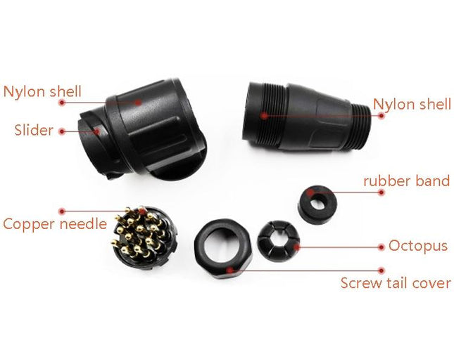 13-Core Nail Trailer Plug Socket For Vp1130E-1915198034141122562