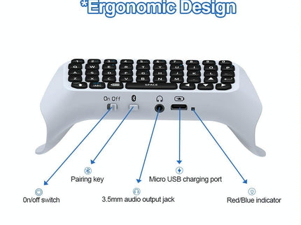 Wireless Bluetooth Keyboard For Ps5 - Chat & Voice Compatible-1915198250219081731