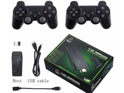 Wireless Hdmi Arcade Game Machine With 2 Gamepads - 32Gb Memory-1922443458031783941