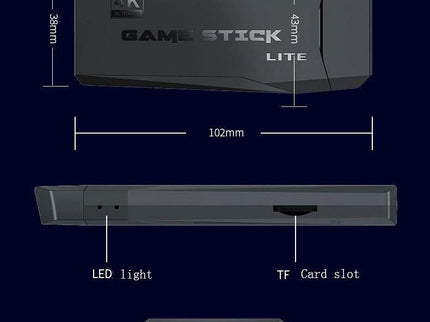 Wireless Hdmi Arcade Game Machine With 2 Gamepads - 64Gb Memory-1915198095013056515