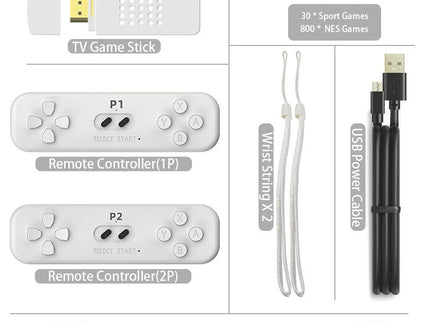 Wireless Y2 Game Console - 830 Hd Games Somatosensory Version-1915197624135323649