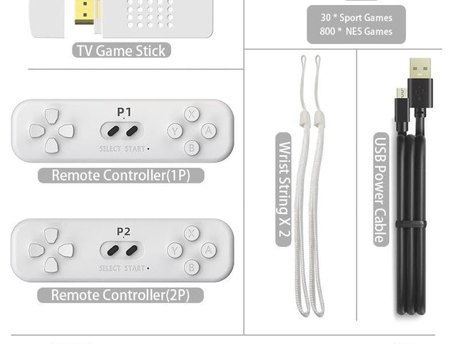 Wireless Y2 Game Console - 830 Hd Games Somatosensory Version-1915197624135323649